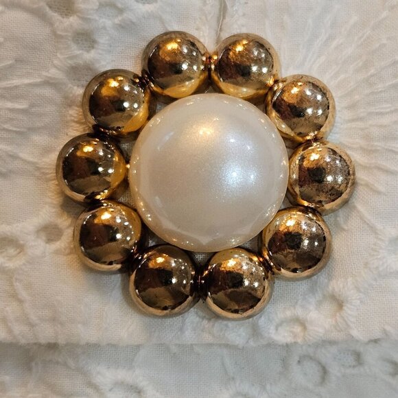 Skirtin Around Coat Dress Size 8 White Eyelet Cotton Y2K Retro Vintage Boho - Picture 9 of 14